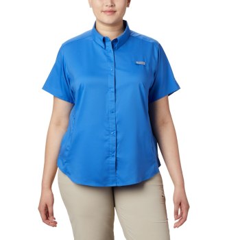 Dámské Košile Columbia PFG Tamiami II Short Sleeve Plus Size Blankyt MPRLHQ703